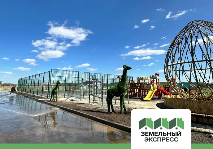 Продолжаются работы по обустройству зон общего пользования в КП "Новое Растуново"