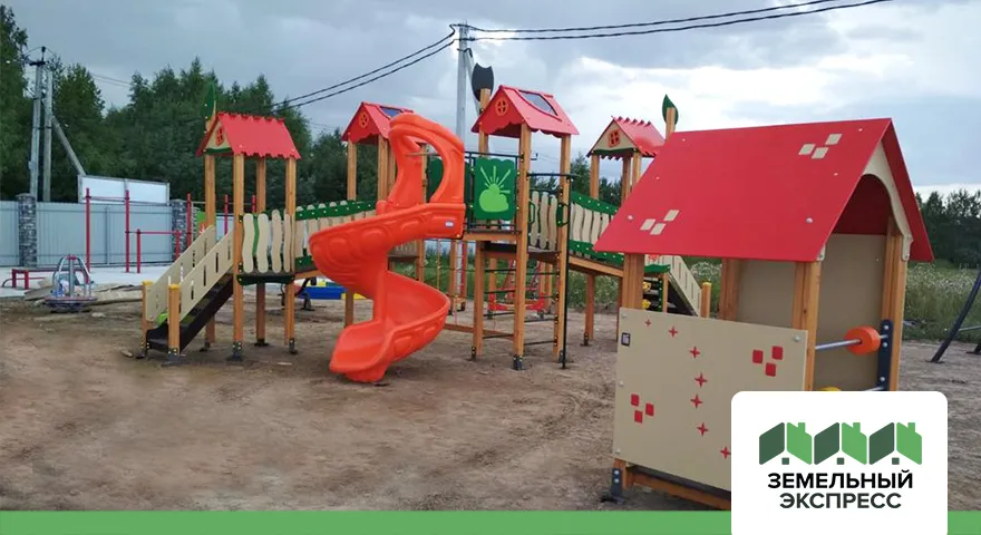 Установка детской площадки в поселке «Рэд»
