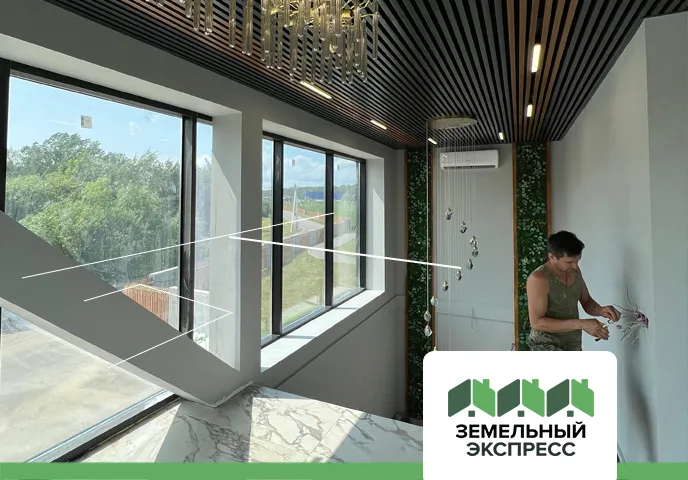 В КП "Грибоедово" плановые работы по завершению клубного дома в поселке