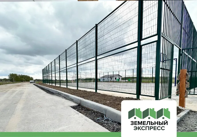 Работы по укладке бордюрных камней камней в КП "Новое Растуново"