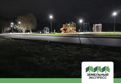 Смонтировано освещение в КП “Триумфальный”