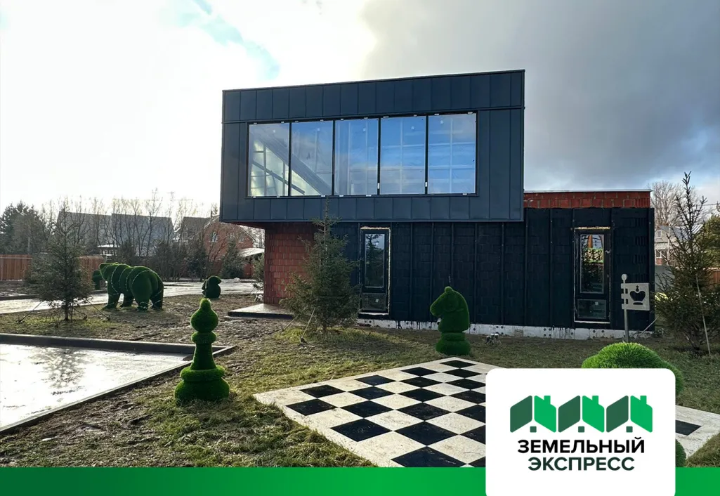 Посёлок бизнес-класса "Грибоедово" внешняя отделка КПП