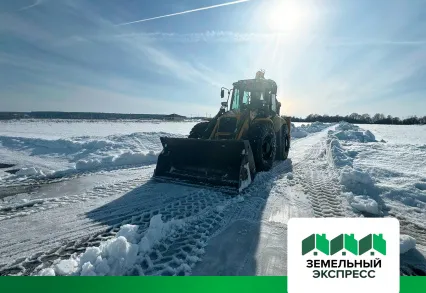 Снегоуборочные работы в поселке "Есенино"