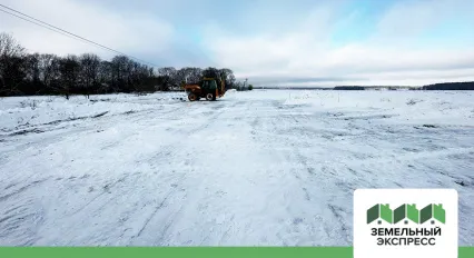 Произведена очистка дорог в поселке "Есенино"