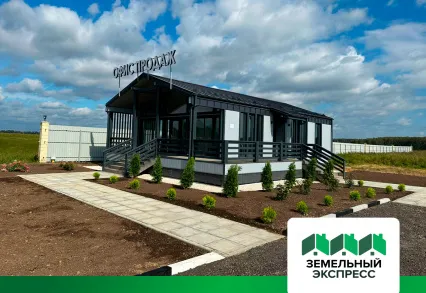 Продолжаются работы у офиса продаж в в КП «Бунино» и «Есенино»