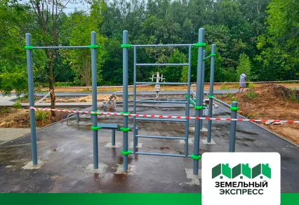 Обустройство спортивной зоны в "Триумфальном"