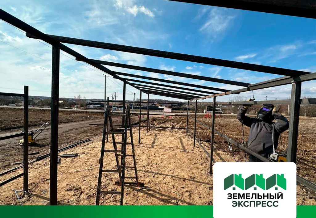 Монтаж контейнерной площадки в посёлке "Лидер"