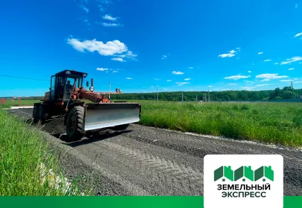 Укладка асфальтовой крошки в поселке «Минаево ИЖС»