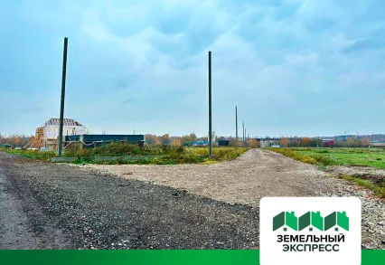 Установлена первая улица столбов электрификации в КП "Бунино"