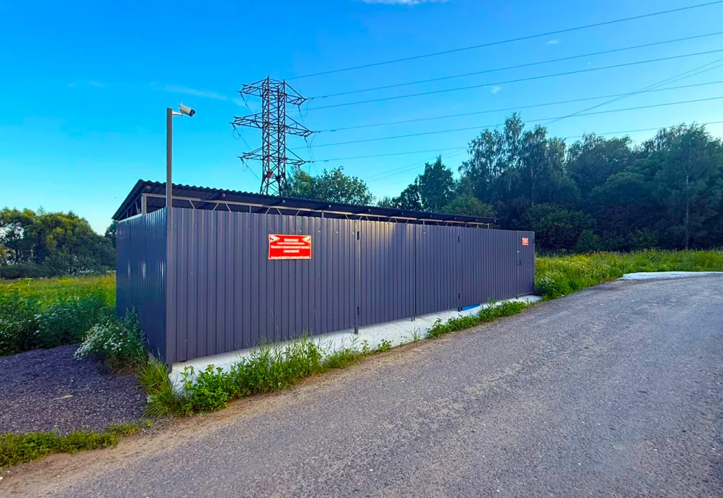 КП «Карамель-1»: введена в эксплуатацию новая контейнерная площадка