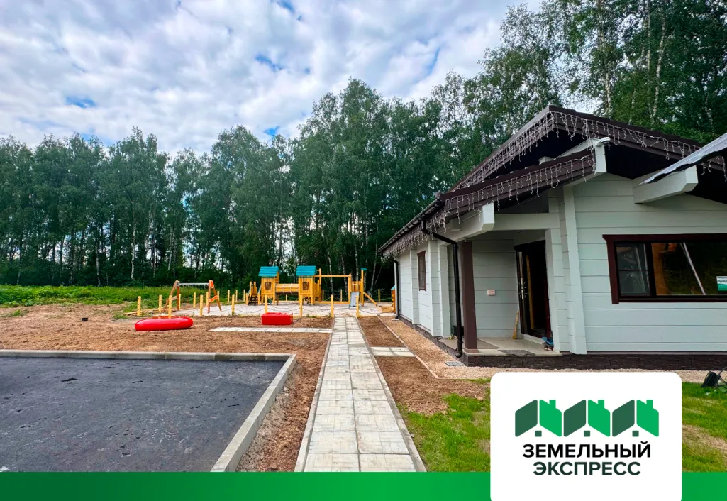 Благоустройство территории возле КПП в поселке "Лесной остров"