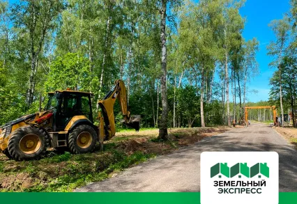 Обустройство въездной группы и укладка асфальтовой крошки в поселке «Лесной остров»