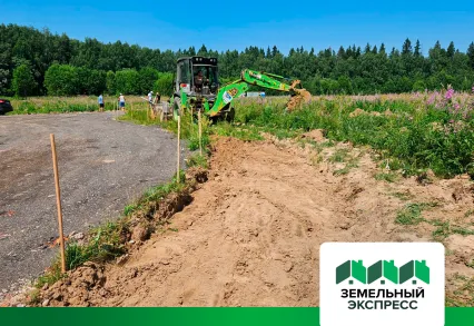 Дорожные работы в поселке "Триумфальный"