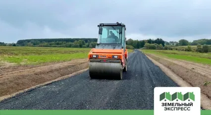 Дорожные работы в поселке "Фишер"