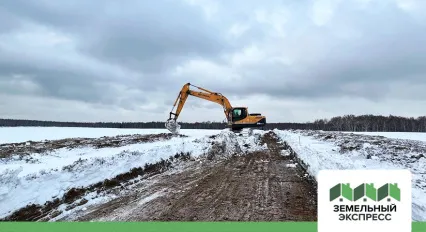 Работы по строительству дорог в поселке "Новое Сонино"