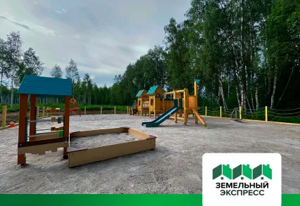 Благоустройство детской площадки в поселке "Лесной остров"