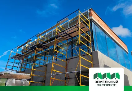 Обшивка фасада КПП панелями в КП "Триумфальный"