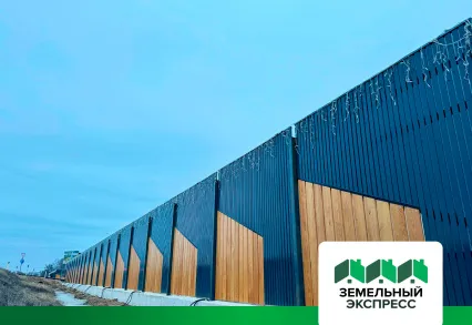 Завершен монтаж фасадного забора в КП "Новое Растуново"