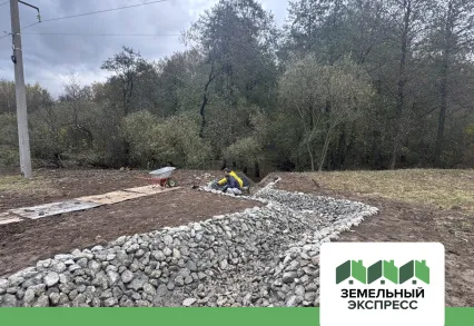 Благоустройство въездной группы в КП “Династия”