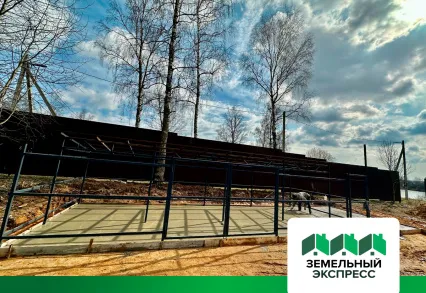 Монтаж контейнерной площадки в посёлке "Васнецово"