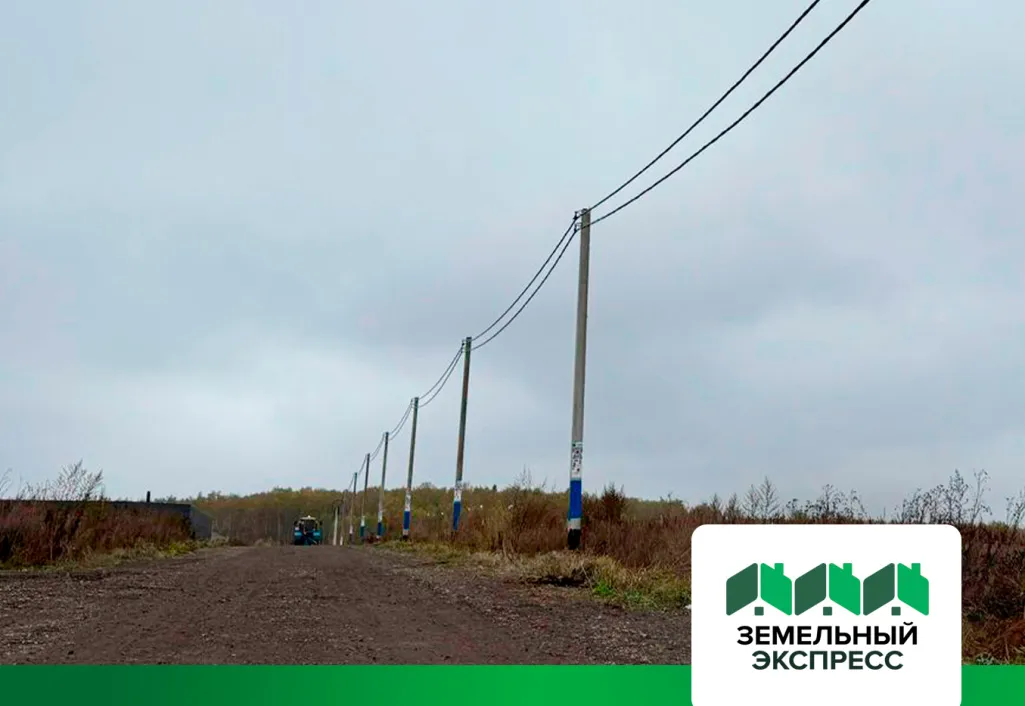 Монтаж опор ЛЭП в посёлке "Репино"