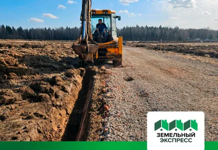 Строительство дренажной системы в КП "Триумфальный"