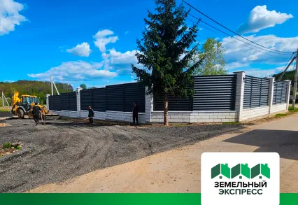 Дорожные работы при въезде в поселок "Шереметьевская усадьба"