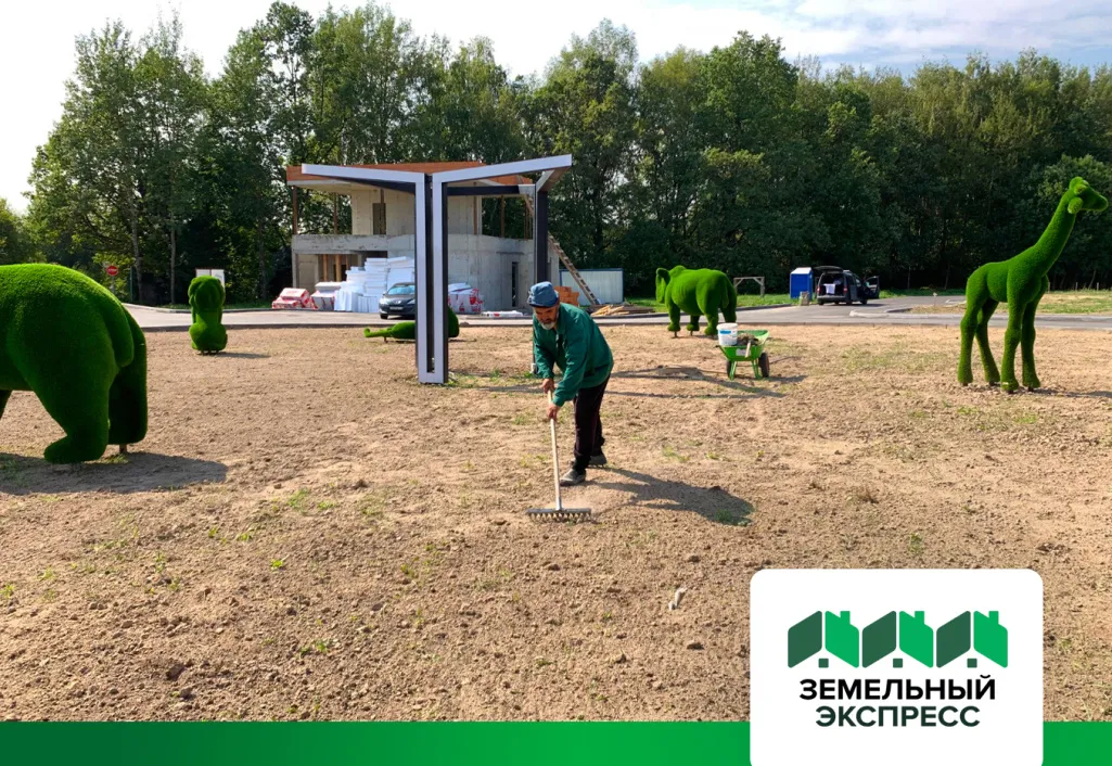 Ландшафтные работы в "Триумфальном"