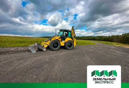 Укладка асфальтовой крошки в поселке «Есенино»