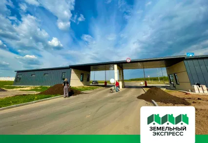 Работы по благоустройству въезда в поселок "Фаворит"