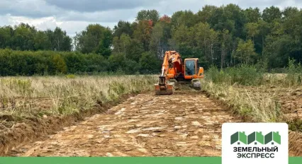 Дорожные работы в поселке "Дивный"