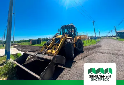 Дорожные работы в поселке "Рублево"