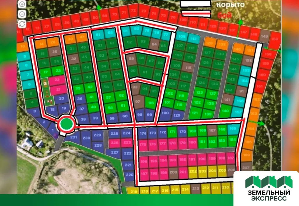 Дороги в поселке "Триумфальный"