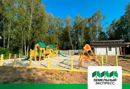Благоустройство детской площадки в поселке "Лесной Остров"