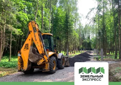 Дорожные работы в поселке "ПриЛесной"