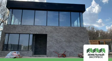 Финальная стадия работ по строительству въездной группы в поселке "Триумфальный"